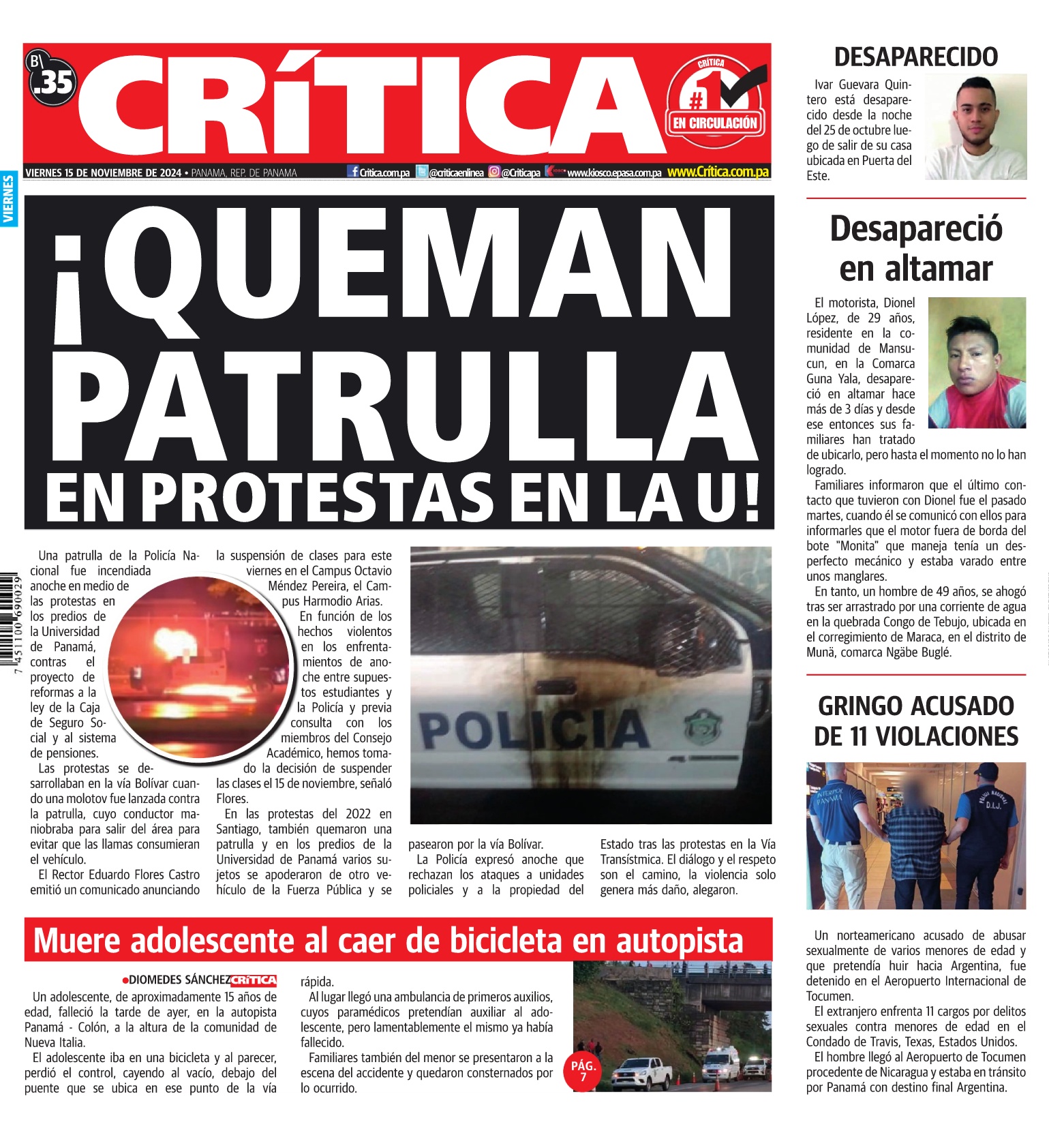 Portada Crítica