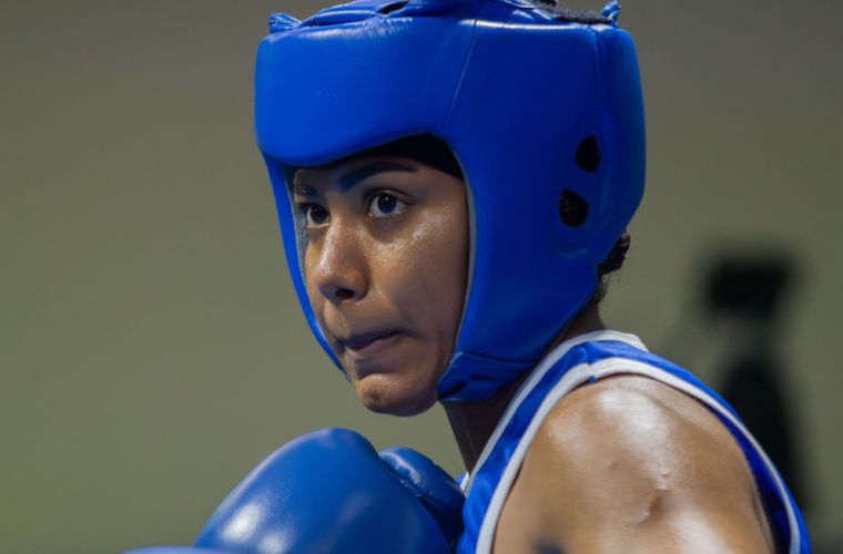 Kiria Cortés competirá en los 75 kilogramos del torneo. Foto: COP