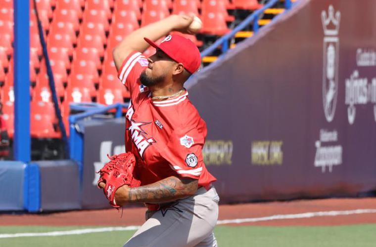 El exgrandes ligas Jaime Barría será el lanzador abridor del juego de hoy ante Puerto Rico. Foto: Fedebeis