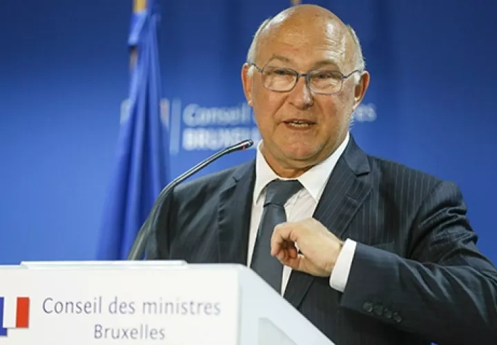 Ministro francés de Finanzas, Michel Sapin.