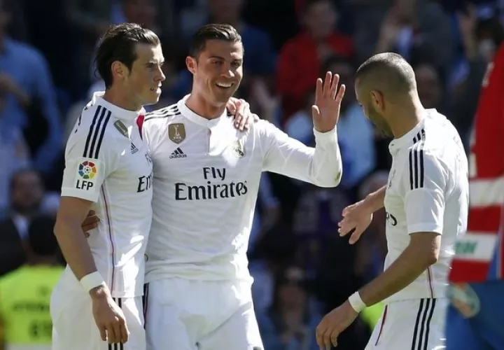 Bale, Benzema y Cristiano podrían alinear frente al Barcelona/AP 