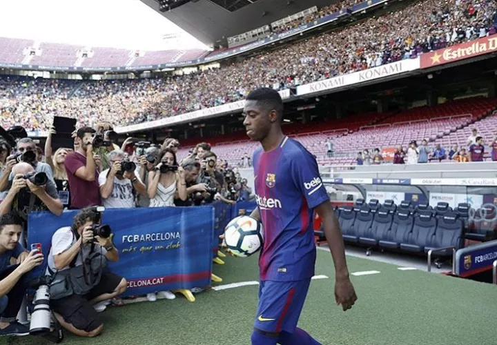 El francés se convirtió este verano en el fichaje más caro de la historia del Barça. Foto: EFE