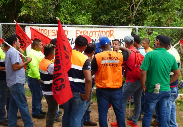 Los trabajos se mantienen detenidos ante la huelga del Suntracs 