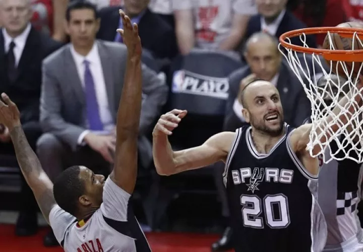 Manu Ginobili en uno de los partidos de la NBA./EFE