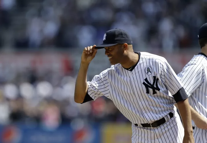 El panameño Mariano Rivera es el líder histórico en salvamento con un total de 652./ Foto: AP