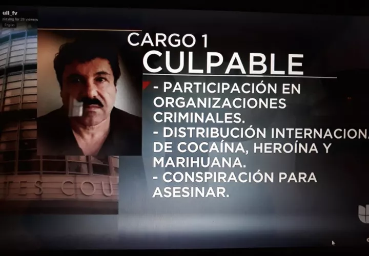 Así informan sobre la audiencia de El Chapo, las cadenas internacionales