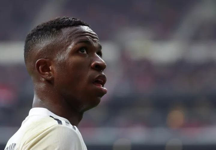 El delantero brasileño del Real Madrid Vinicius Jr, durante un partido. EFE/Archivo  