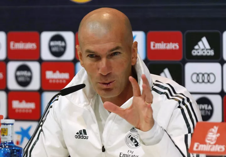 Zinedine Zidane, técnico del Real Madrid. /Efe