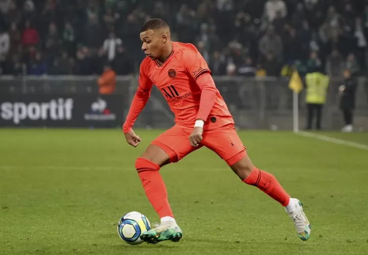 Kylian Mbappe, jugador del París Saint-Germain. Foto: AP