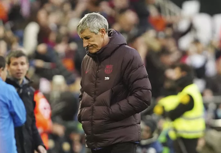 Con Quique Setién bajo la lupa tras perder en Valencia. Foto: AP