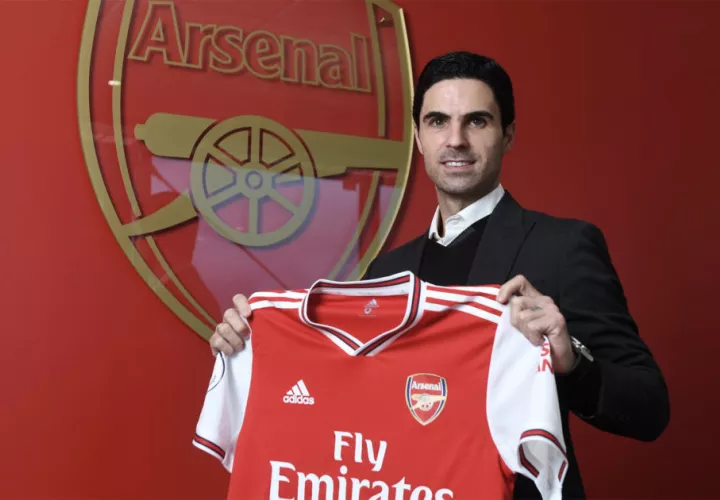 Mikel Arteta, entrenador del Arsenal. Foto: EFE