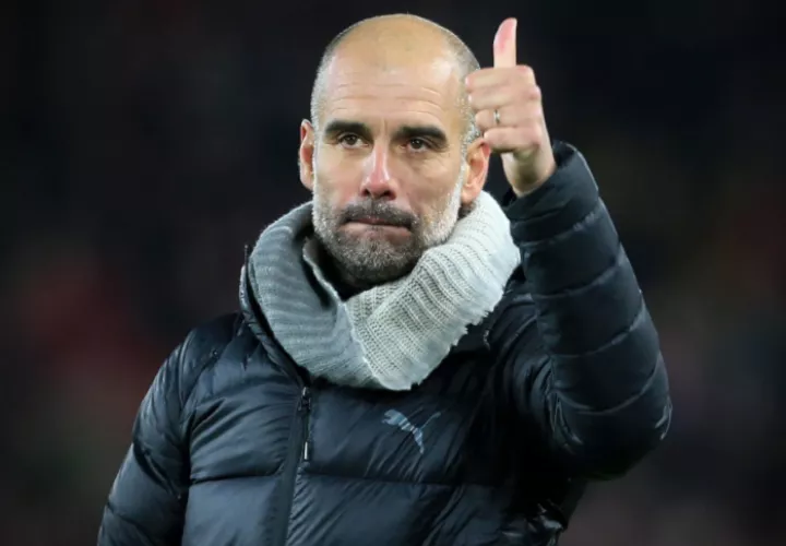 El entrenador del Manchester City, Pep Guardiola. Foto: EFE