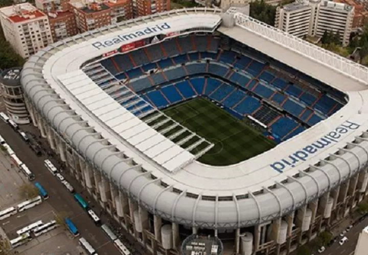 El estadio Santiago Bernabéu. Foto: Twitter