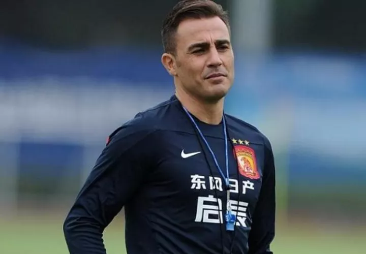 El exjugador Fabio Cannavaro, capitán de la selección italiana. 