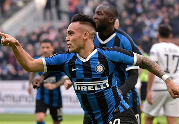 Lautaro Martínez, delantero del Inter de Milán. 