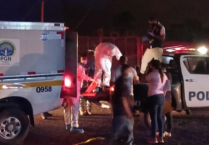 El hecho ocurrió a eso de las 8:00 p.m.