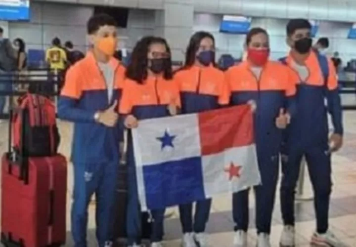 Delegación de judo de Panamá en los Juegos Sudamericanos. Foto: Cortesía