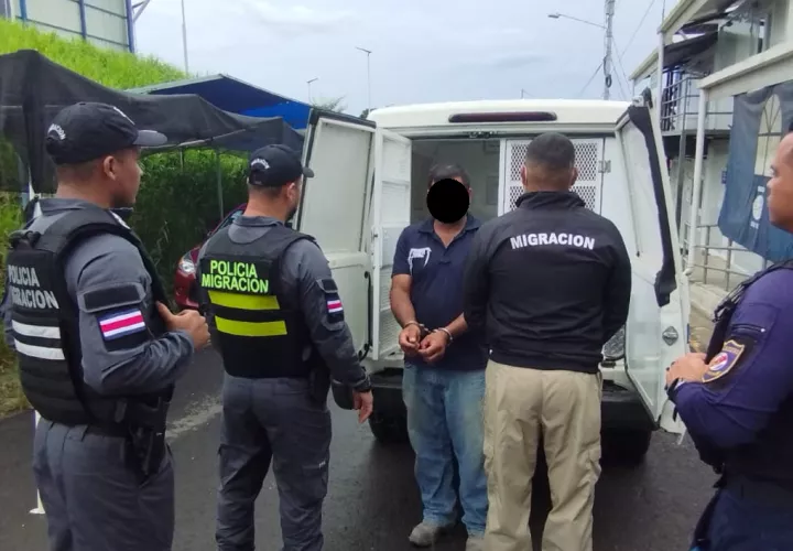 La detención se dio en el puesto de control de Guabito. 