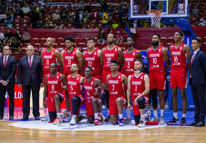 La Selección de Baloncesto de Panamá perdió ayer ante Argentina 88-77. Foto: Fepaba