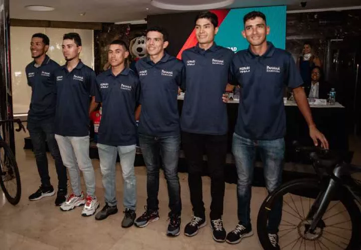 Selección élite de ciclismo de Panamá. Foto: Fepaci