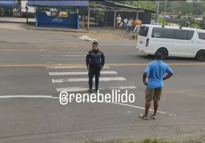 El ciudadano murió en el lugar.  (Foto: René Bellido)