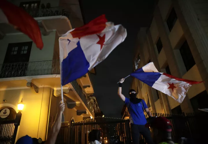 Manifestación en Panamá 