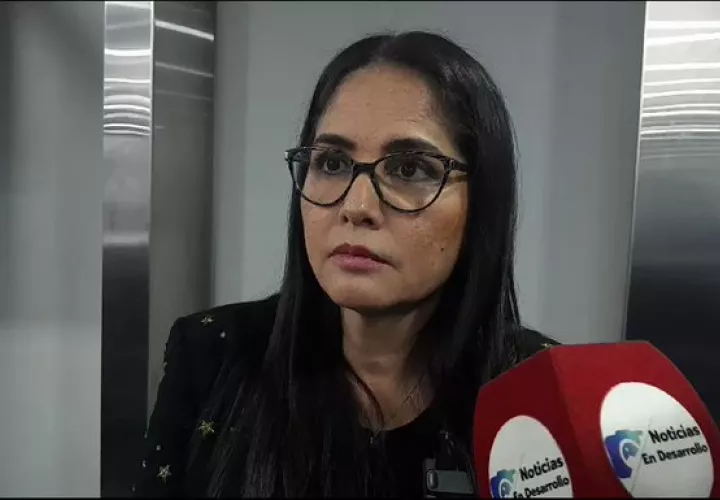 La diputada Zulay Rodríguez habla a la prensa nacional. (Foto: Víctor Arosemena)