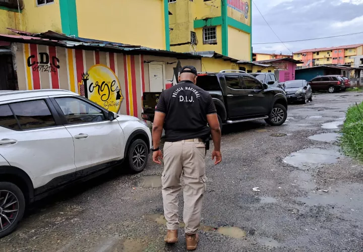 Policía en La Feria 