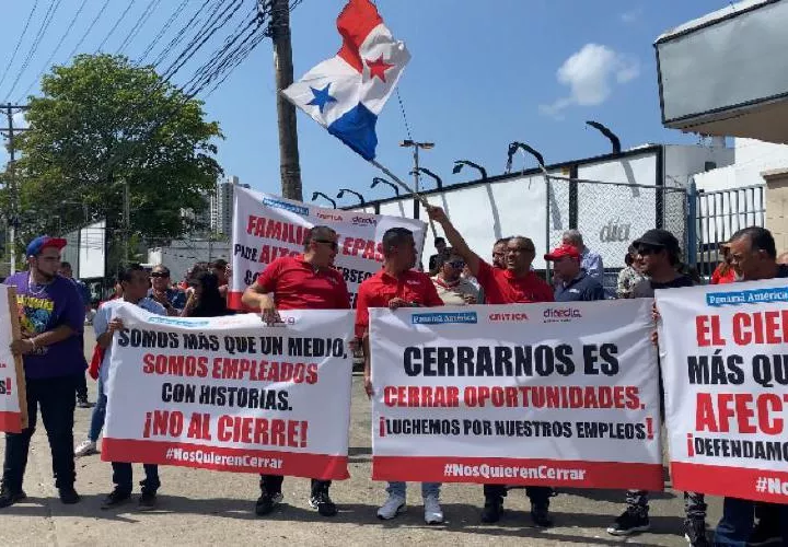 Protesta de los trabajadores de Epasa.