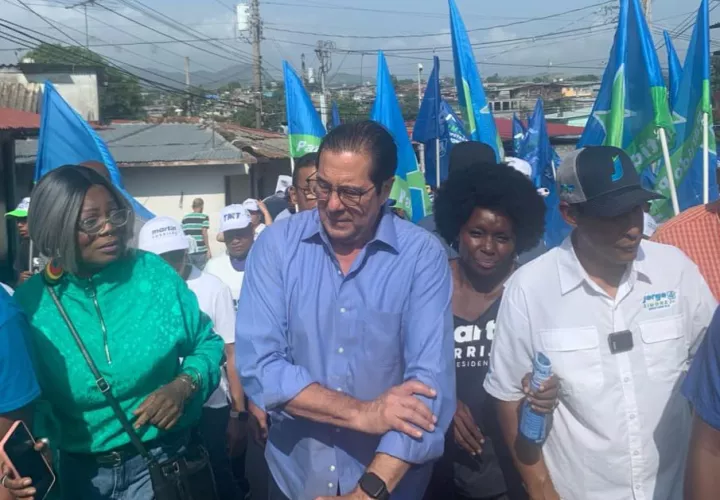 Martín recorre los corregimiento de San Miguelito.