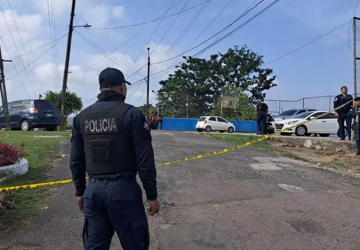 Aprehensión del taxista en Cativá.