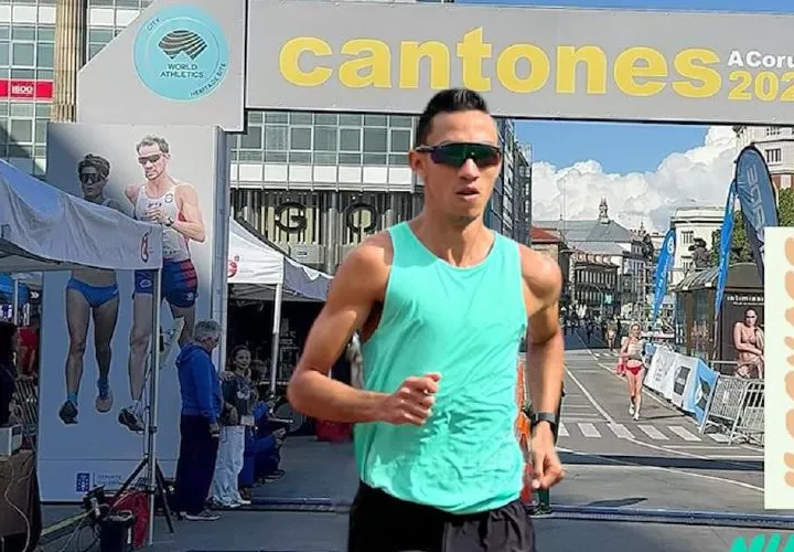 Yasir Cabrera, atleta panameño de los 20 kilómetros marcha. Foto: COP