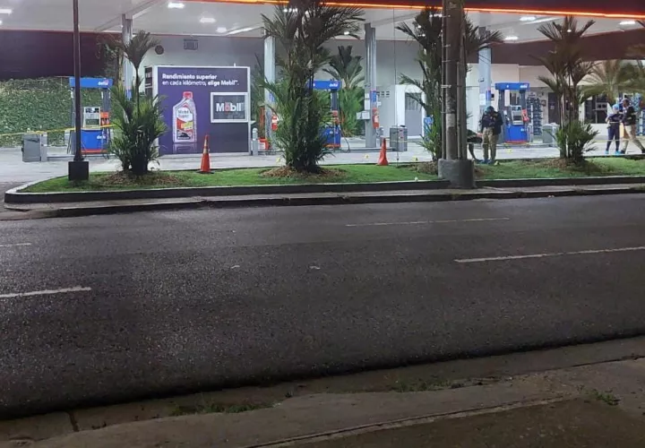 Estación de gasolina donde ocurrió el lamentable suceso donde falleció un trabajador.