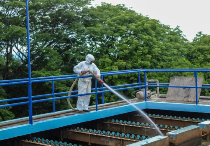 La producción de agua está a un 50%.