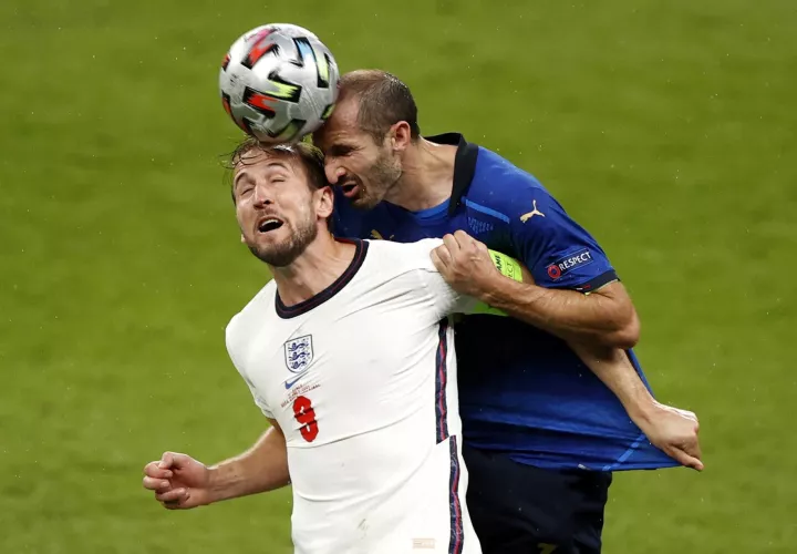 Harry Kane (9), atacante de la selección inglesa. /Foto: EFE