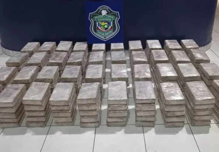 200 paquetes de droga descubierto a la altura de Bugaba.